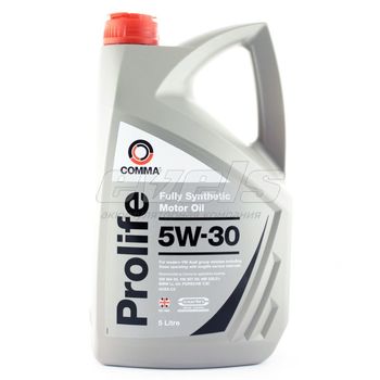 Масло "Comma" мотор. синт. PROLIFE 5W-30 100% (VW 504/507) 5 л